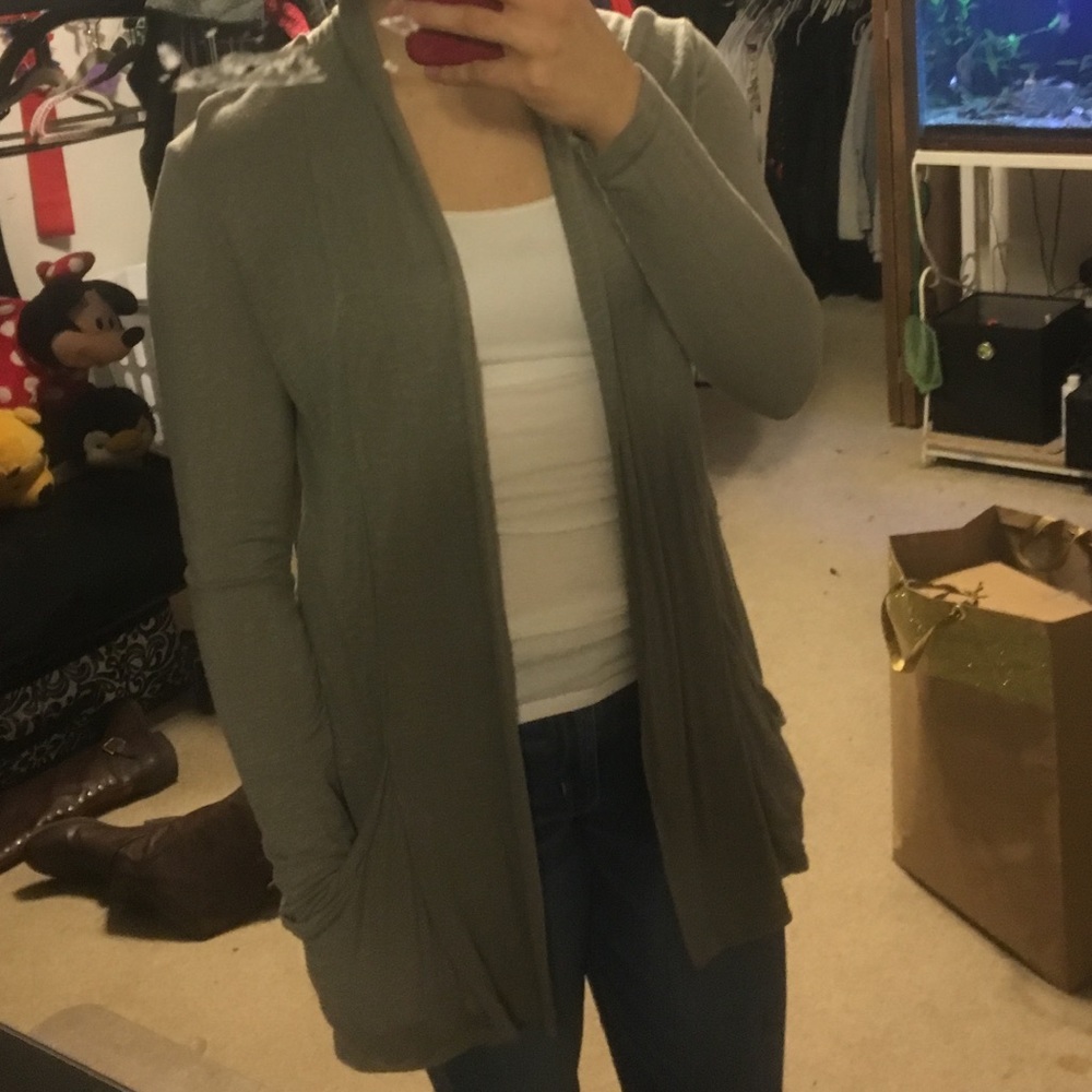 Gray Cardigan
